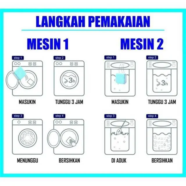 [COD] PEMBERSIH TABUNG MESIN CUCI - PENGHILANG BAU APEK 3