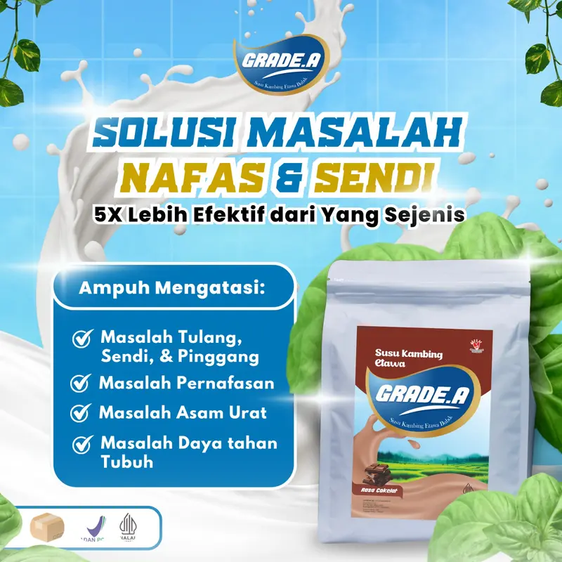 SUSU KAMBING ETAWA BUBUK GRADE A KEMASAN 500gr ALL VARIAN 1