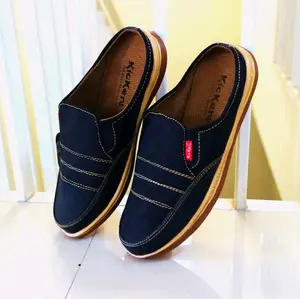 Sepatu Pria Slop Selop Sandal Bustong Shoes Sendal Karet Bahan Berkualitas Sol Karet Ukuran 39-43