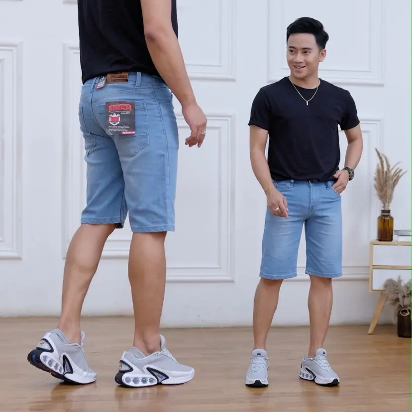 Celana Pendek Jeans Pria Celana Jeans Pendek Street Melar