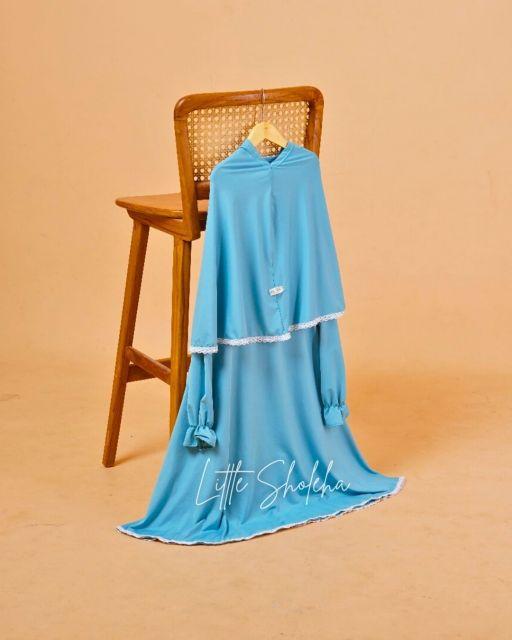 Product Introduction of gamis anak syar'i polos umur 3-8 tahun 12