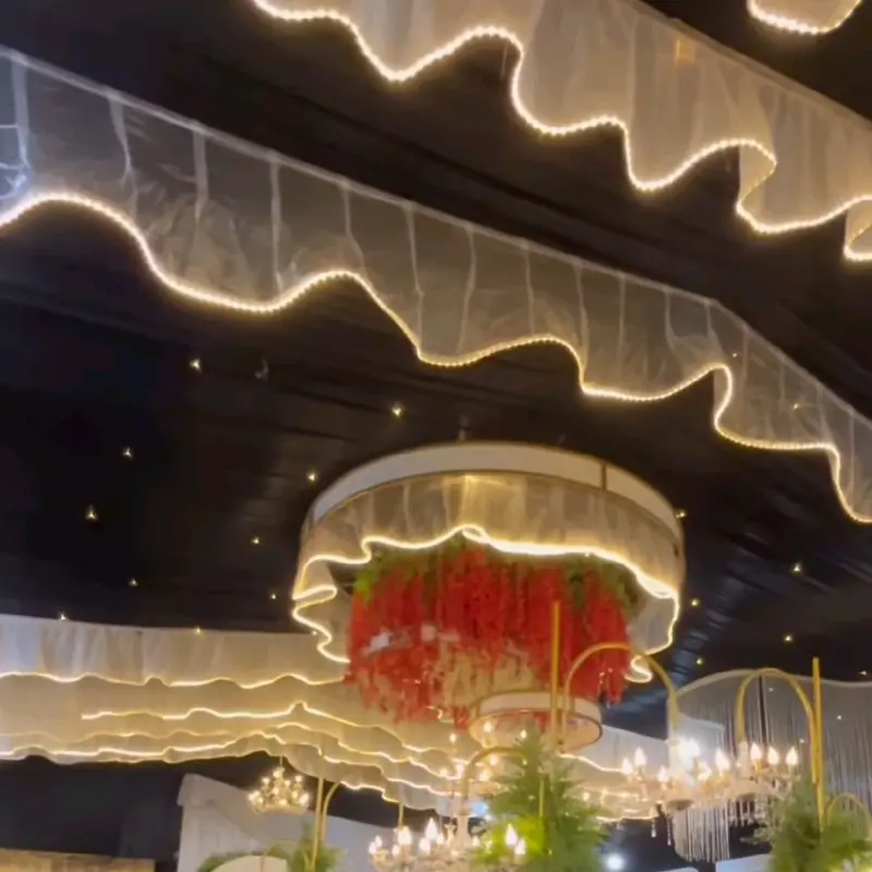 lampu dekorasi tenda.pipa elastis. fipa conduit.pipa tihang standing lampu dekorasi pelaminan wedding 0