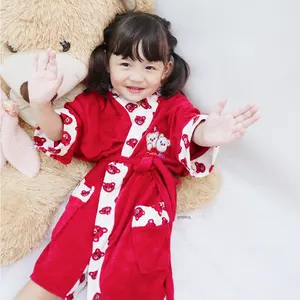 Oh34 Kimono Handuk Wol Anak 4-5 Tahun (12 Warna) Sale