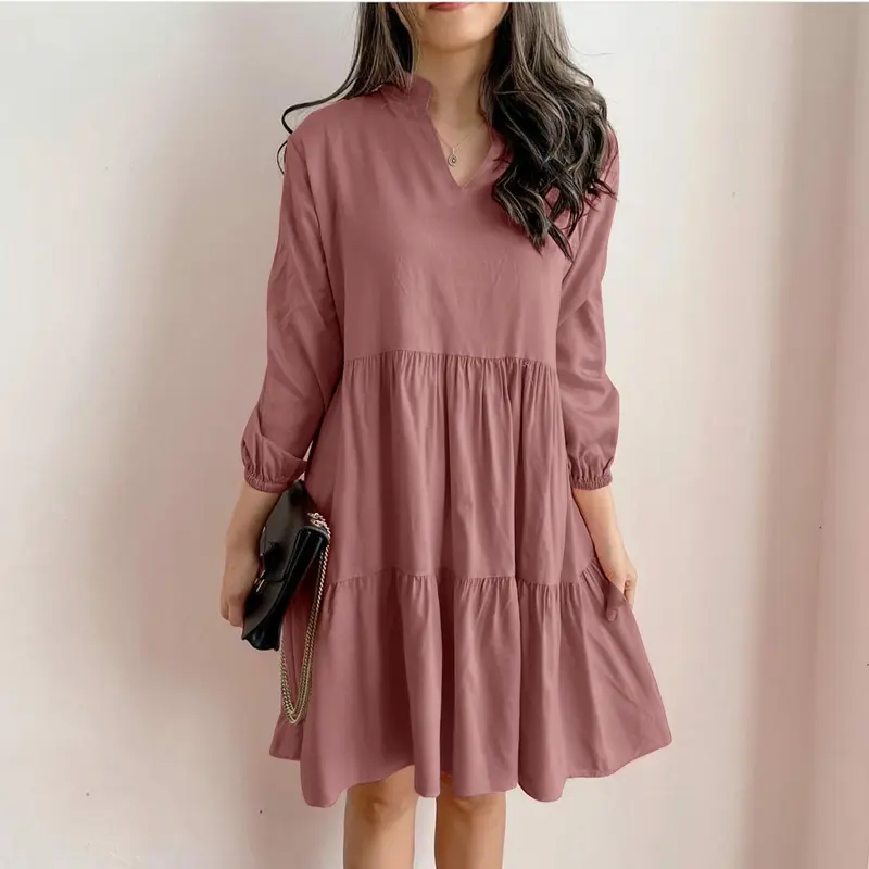 ZRS Dress Bianca Ld 106 cm P 86 cm B 186 gr Mosscrepe Viscose #4109 7