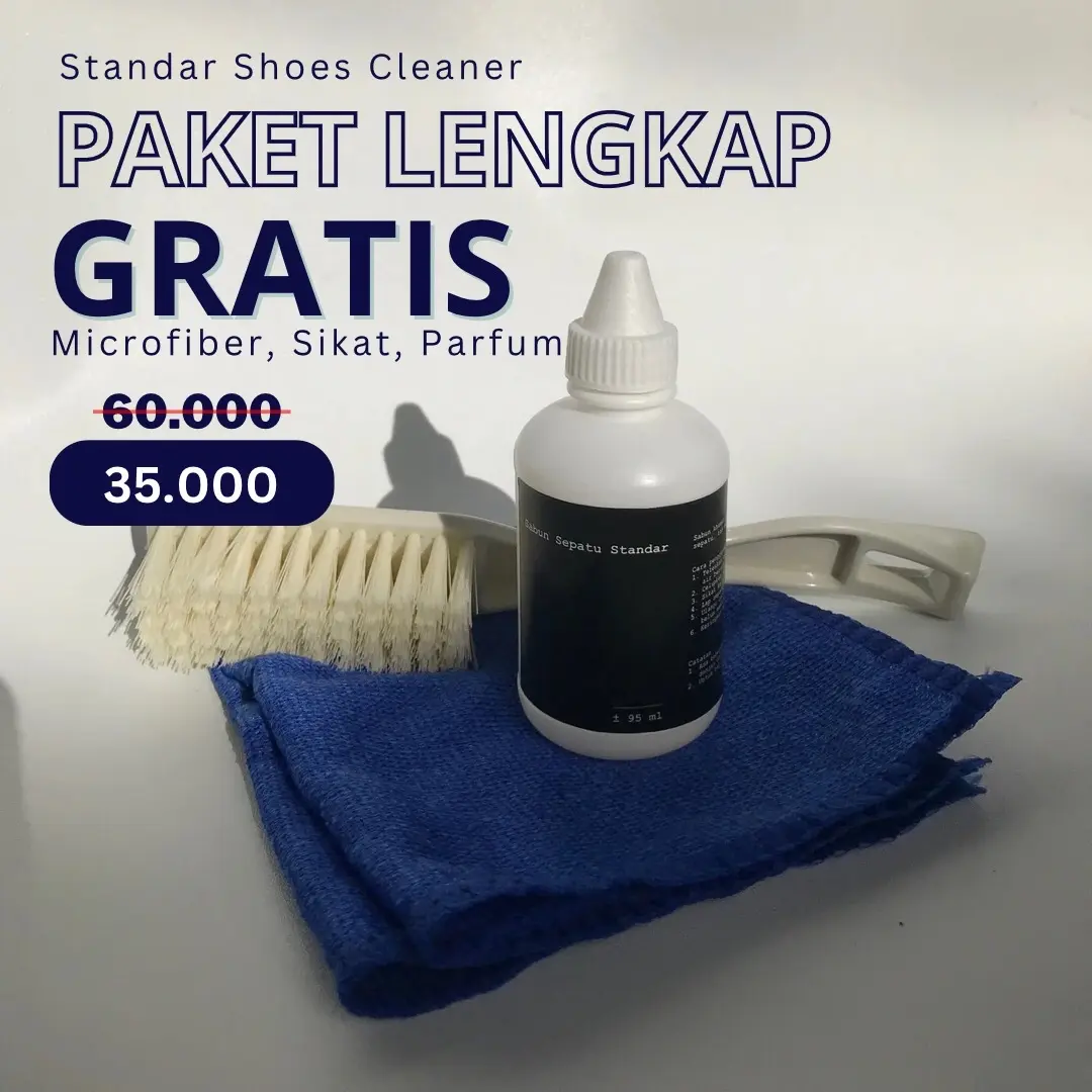 Pembersih sepatu - Sabun sepatu - sabun sepatu canvas putih - sabun sepatu kulit - sabun sepatu suede - paket pembersih sepatu