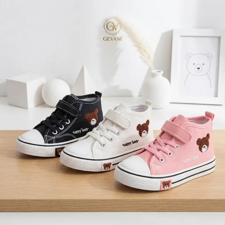Sepatu Sekolah Anak Cewek Cowok Nyaman Dipakai Anti Lecet Casual Trendly | AS176