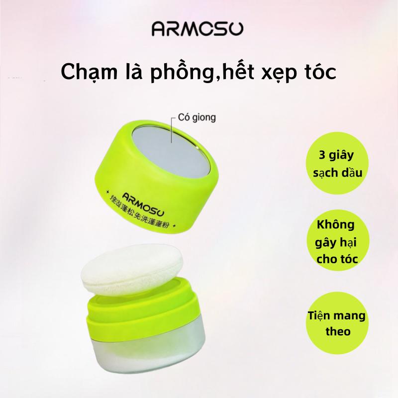 ARMOSU Dầu gội khô phồng tóc kiềm dầu lâu bết giúp giải cứu tóc bết lưu,5g