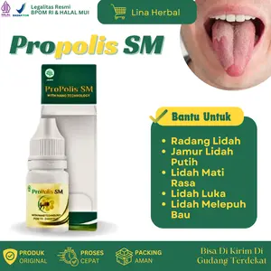 Propolis SM Atasi Radang Lidah, Jamur Lidah Putih, Lidah Pecah Pecah, Lidah Mati Rasa, Lidah Luka, Lidah Melepuh Bau