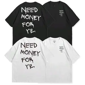 Baju Kaos Need Money For yz korea style retro Amerika Tshirt Premium DTF Cotton Combed 24s  Free Stiker