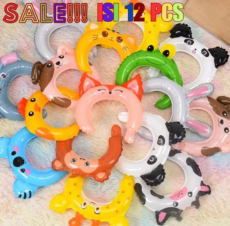 Product Introduction of Isi 12 Pcs Balon Bando Kepala Untuk Ulang tahun Balon foil karakter Hewan Hiasan Kepala Astronot Mobil Pesawat Random balloon Plastik 26