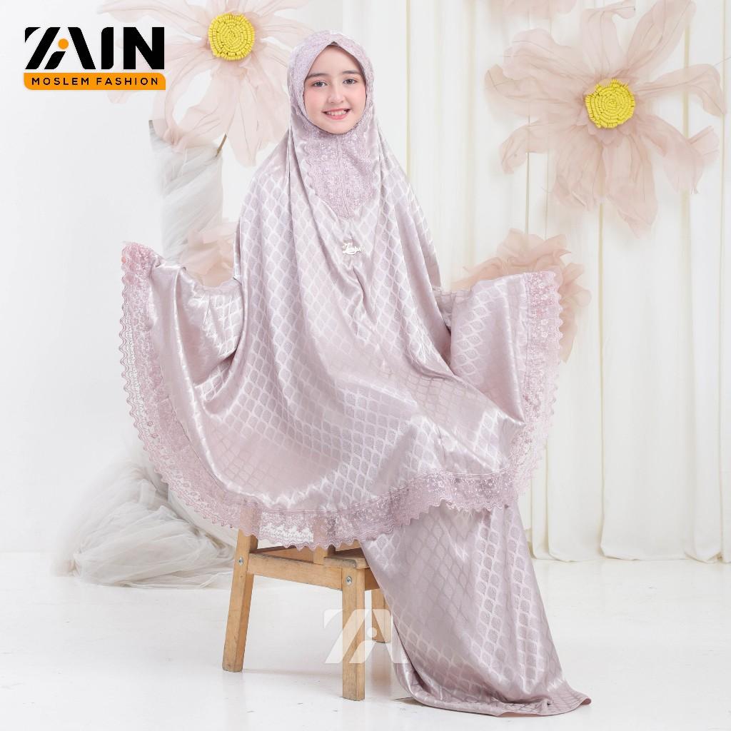 Mukena Anak Jaquard Silk 2in1 Elise Luxury Series - ZAIN MOSLEM