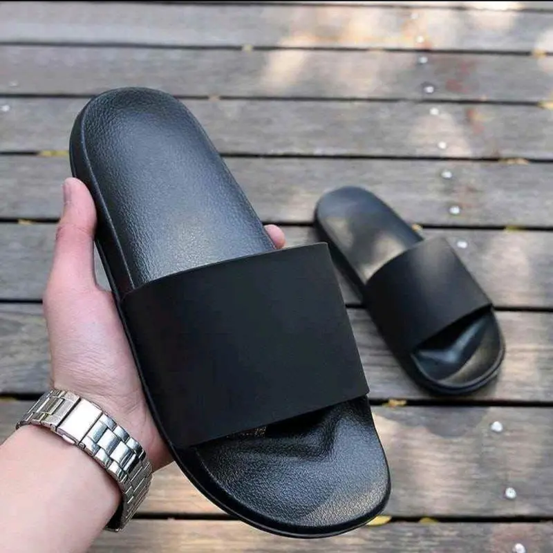 Sandal Selop Slide Kasual Terbaru Sendal Karet Pria Wanita 3943 Shoes - Anti Selip, Slip-On, Unisex 5