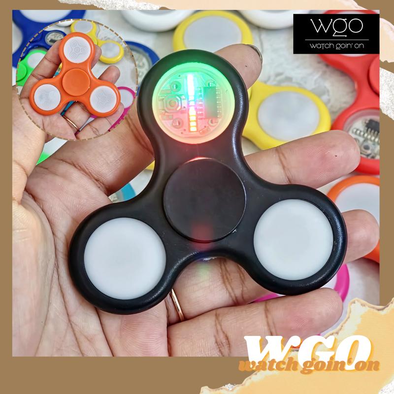 Spinner LED Ada Lampu || Bisa Pilih Warna Dapat Kardus Sesuai