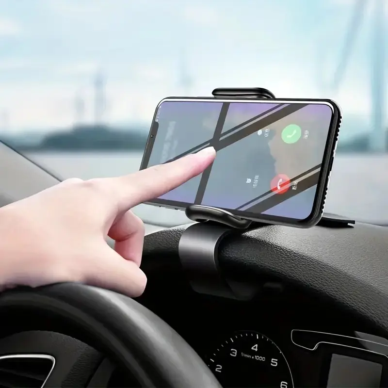 360 Degree Rotating Car Phone Holder, Universal Handsfree Phone Holder, Suitable For Car Dashboard, Light Barrier Car Holder For All Smartphones