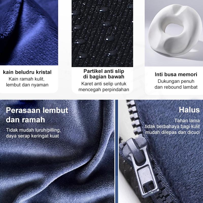 Bantal Duduk Ibu Hamil Busa Memori Nyaman Mencegah Sakit Punggung & Wasir Desain Berongga Cocok untuk Pekerja Kantoran Bahan Busa Memori Warna Abu-abu Biru Merah Muda Hitam Ukuran 44x41x7cm Bantal Duduk Ibu Hamil Busa Memori Nyaman Mencegah Sakit Punggung & Wasir Desain Berongga Cocok untuk Pekerja Kantoran Bahan Busa Memori Warna Abu-abu Biru Merah Muda Hitam Ukuran 44x41x7cm