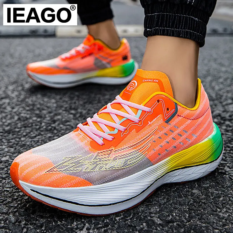 IEAGO-Spike Giày Chạy Bộ Chính Hãng Cho Nam Và Nữ, Giày Thể Thao Tập Luyện Thể Thao, Chạy Bộ Ngoài Trời, Mới