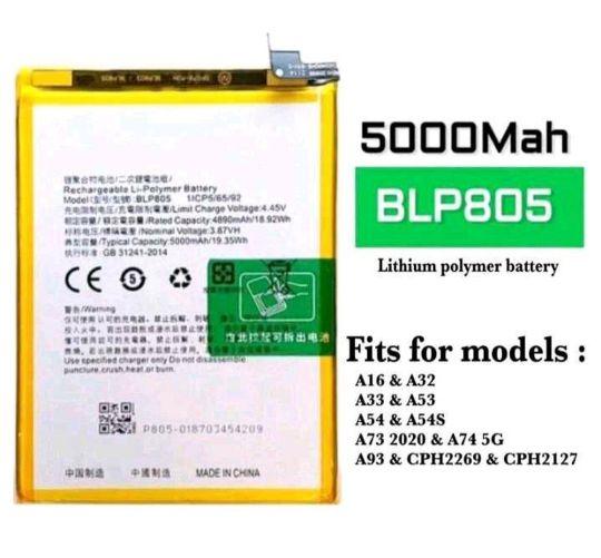 BATERAI BATRE A16 A53 A54 A54S MODEL BLP805 ORI