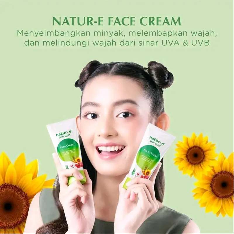 NATUR-E PAKET SKIN START Moisturizer + Soft capsul (untuk kulit berminyak, jerawat & beruntusan) 4