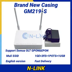 Barang Baru GM219 ONU XPON WiFi Modem 1GE+3FE – Support All OLT EPON & Termurah OLT Units
