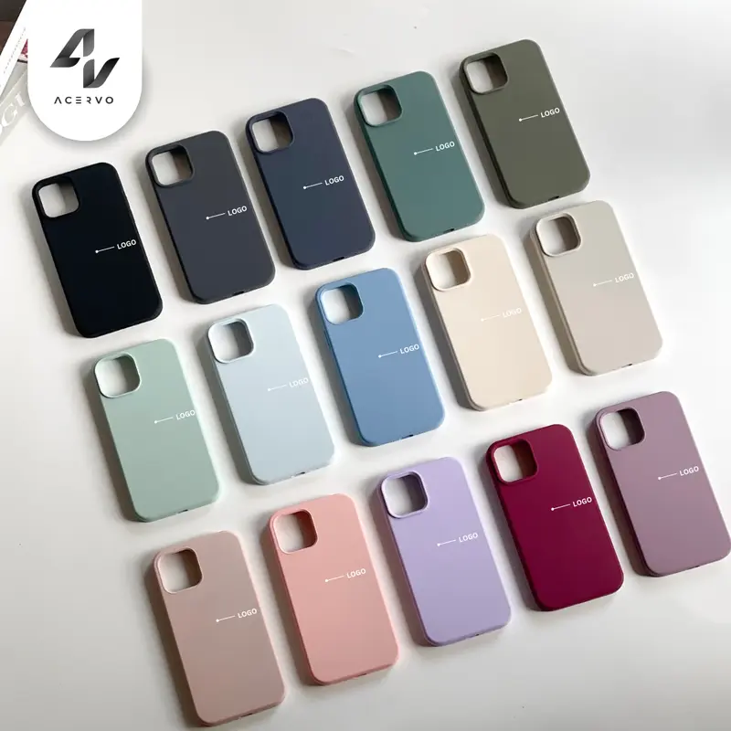 Silicone iPh*ne Case Full Cover Bludru Soft Case for 15 - 16 Series Easy to Clean Casing 0