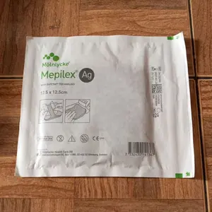 Mepilex AG 12,5 x 12,5cm with safetac technology, perban busa anti mikroba