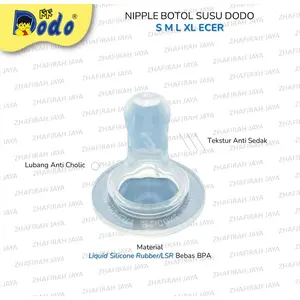 DODO Pentil Dot BULAT Ukuran S M L XL Ecer DODO Nipple Bulat