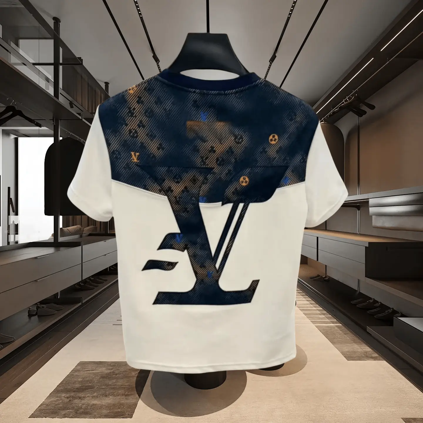 Kaos pendek unisex untuk pria dan wanita muda dengan oversize clothing