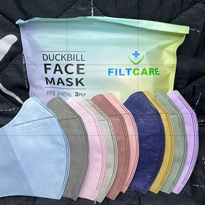 PAKET 3PACK MASKER DUCKBILL FILTCARE MIX 150PCS 3PLY BISA COD 0