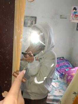 Product Review of Hoodie Jaket Boxy Zipper Reflektif menyala Unisex Sablon foaming (Dandelions) from o**n 0