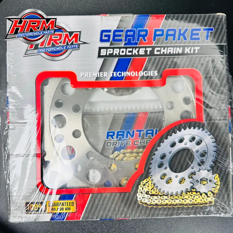 GEAR SET GIR SET RACING NINJA 250 SL MONO NINJA 250 FI 45T SILVER GOLD Motor Motorcycle 5