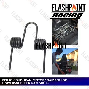 (BISA COD) PER JOK MOTOR DUDUKAN PER JOK KAWAT PER JOG DAMPER JOK BEBEK SUPRA KHARISMA MIO VARIO SUPRA X 125 KIRANA VESPA SONIC LEGEND GRAND VEGA JUPITER Z ZR NEW MATIC MX LC 135 LC135 UNIVERSAL