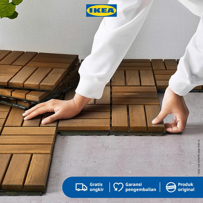 Gambar IKEA RUNNEN Decking Tile Lantai Bongkar Pasang 0.81 m² Isi 9Pcs Akrilik Plastik dari IKEA Indonesia Kota Administrasi Jakarta Timur Tokopedia