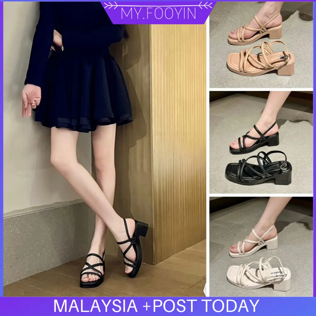 K10 READY STOCK MYFOOYIN sandal women kasut slipper shoes lady perempuan