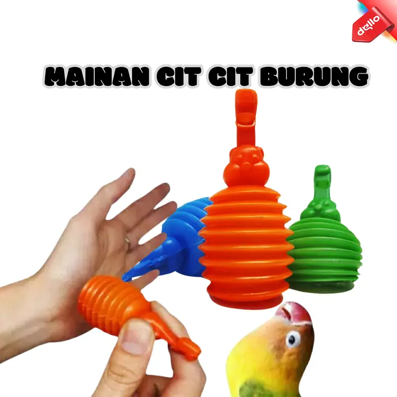 10PCS Cit Citan Mainan Lovebird Bunyi Latih Ngekek Lovebird DELLO 0