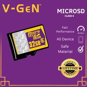 V-GEN Microsd 32 Gb Class 6 Original