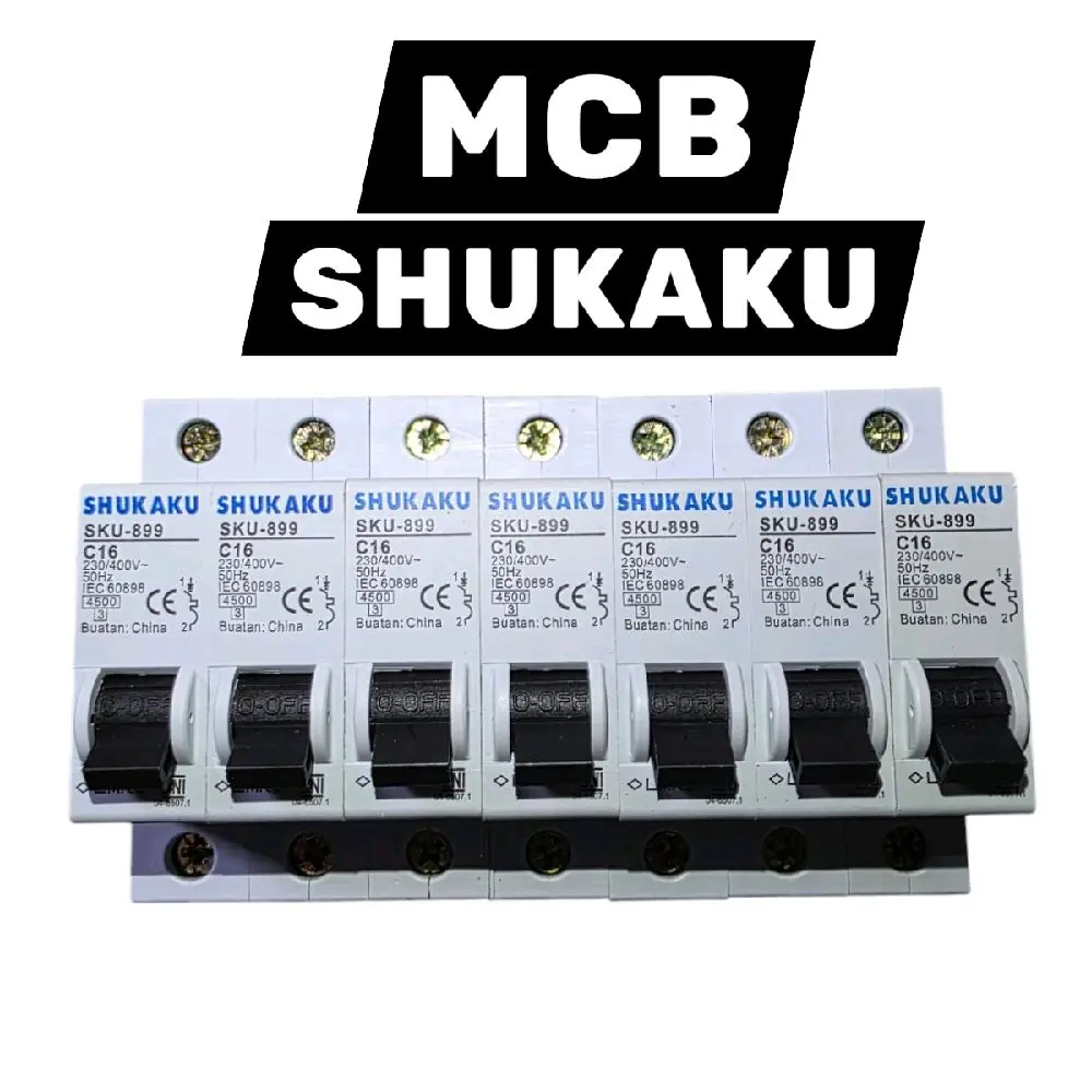 Shukaku MCB SKU-899 C16 250V Pengaman Listrik dengan Fitur CE dan RoHS