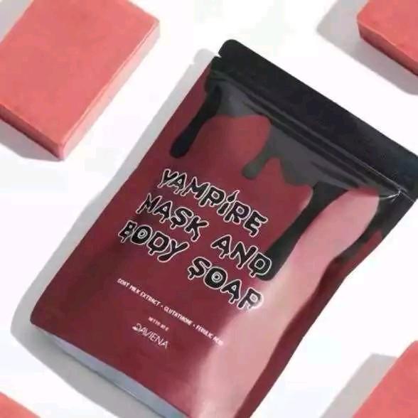 [ READY ] VAMPIRE MASK AND BODY SOAP | DAVIENA SKINCARE Mencerahkan Tubuh Perawatan 1