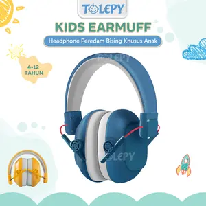 TOLEPY Kids Earmuff 4-12 Tahun | Peredam suara | Penutup Telinga Anak | Pelindung Telinga
