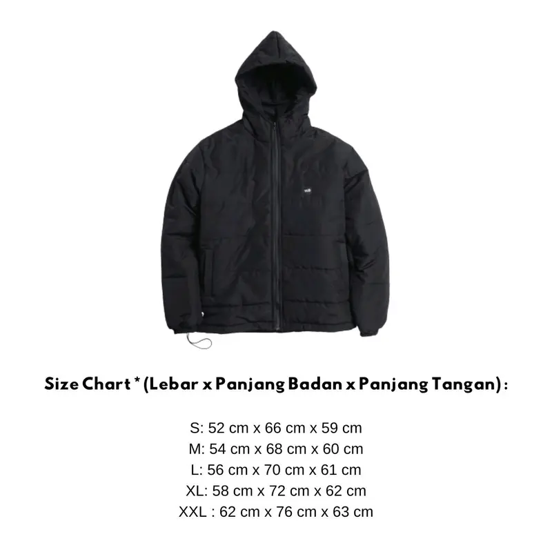 Lune Puffer Jacket Black | Jaket Puffer Hitam - WNB Indonesia 6