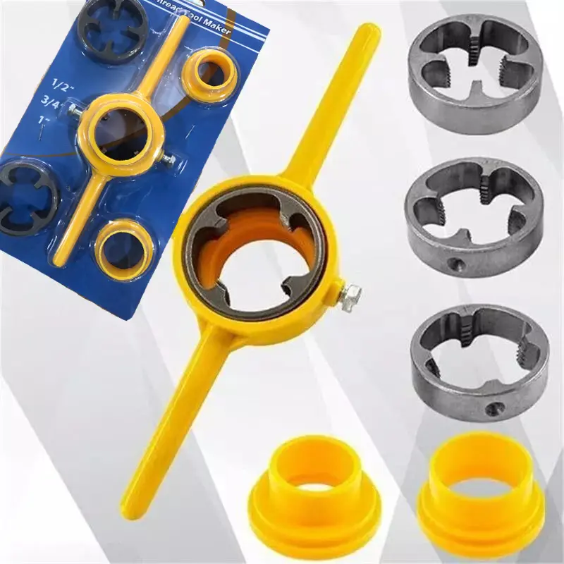 COD Mata Snai 1/2" 3/4" 1" Alat Senai Pipa PVC Pipe Threader Pipe Thread Maker 1