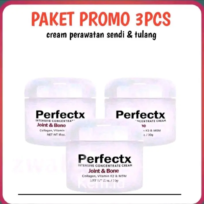 Promo 3 Pcs Perfect Cream 30g Krim Perawatan Sendi Tubuh Tangan dan Tulang