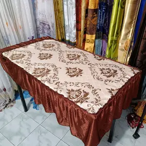 Taplak meja kain blackout rumbai Square premium mewah Dekorasi