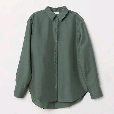 Atasan Kemeja Wanita Bahan Cringkle Premium size M L XL Airflow Crinkle Nyaman Top Oversize 4