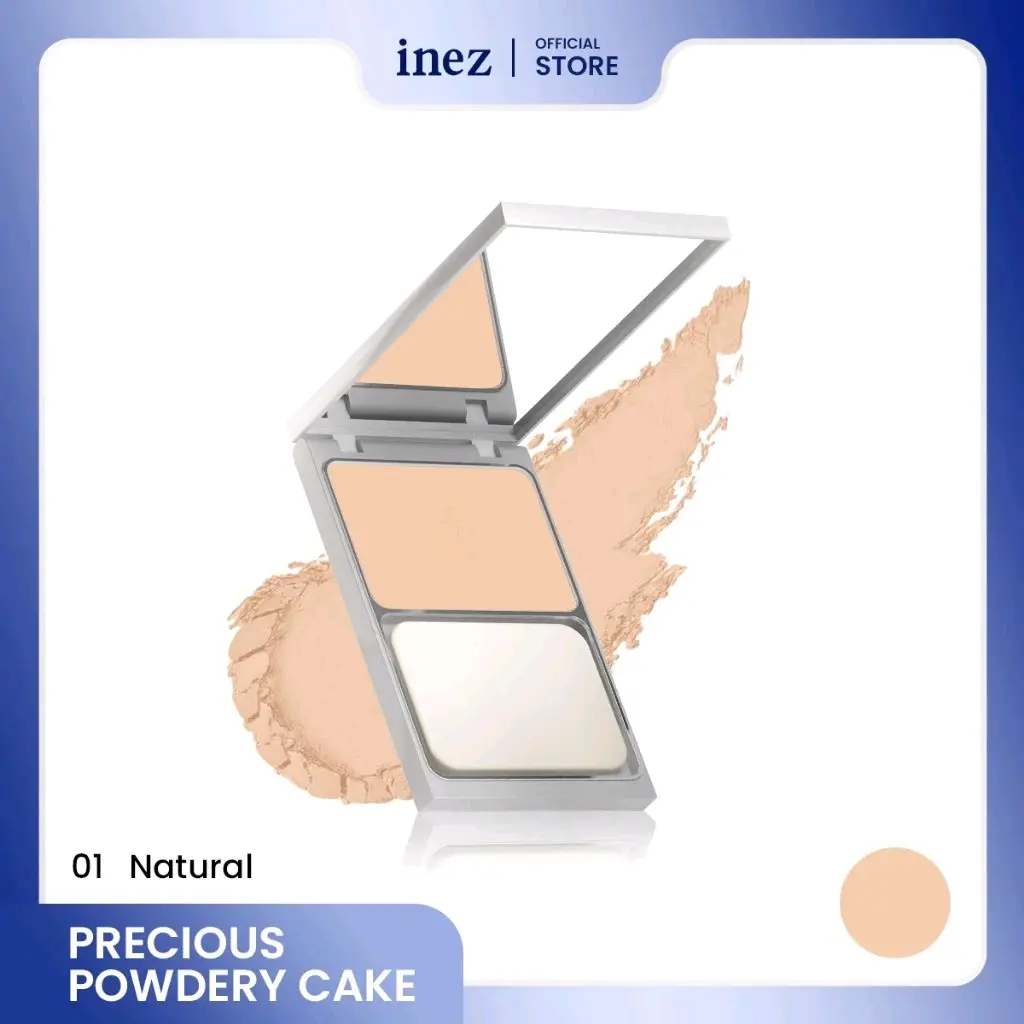 Inez Precious Powdery Cake/ PPC / Two Way Cake / Pressed Powder / Bedak Padat Wajah Compact
