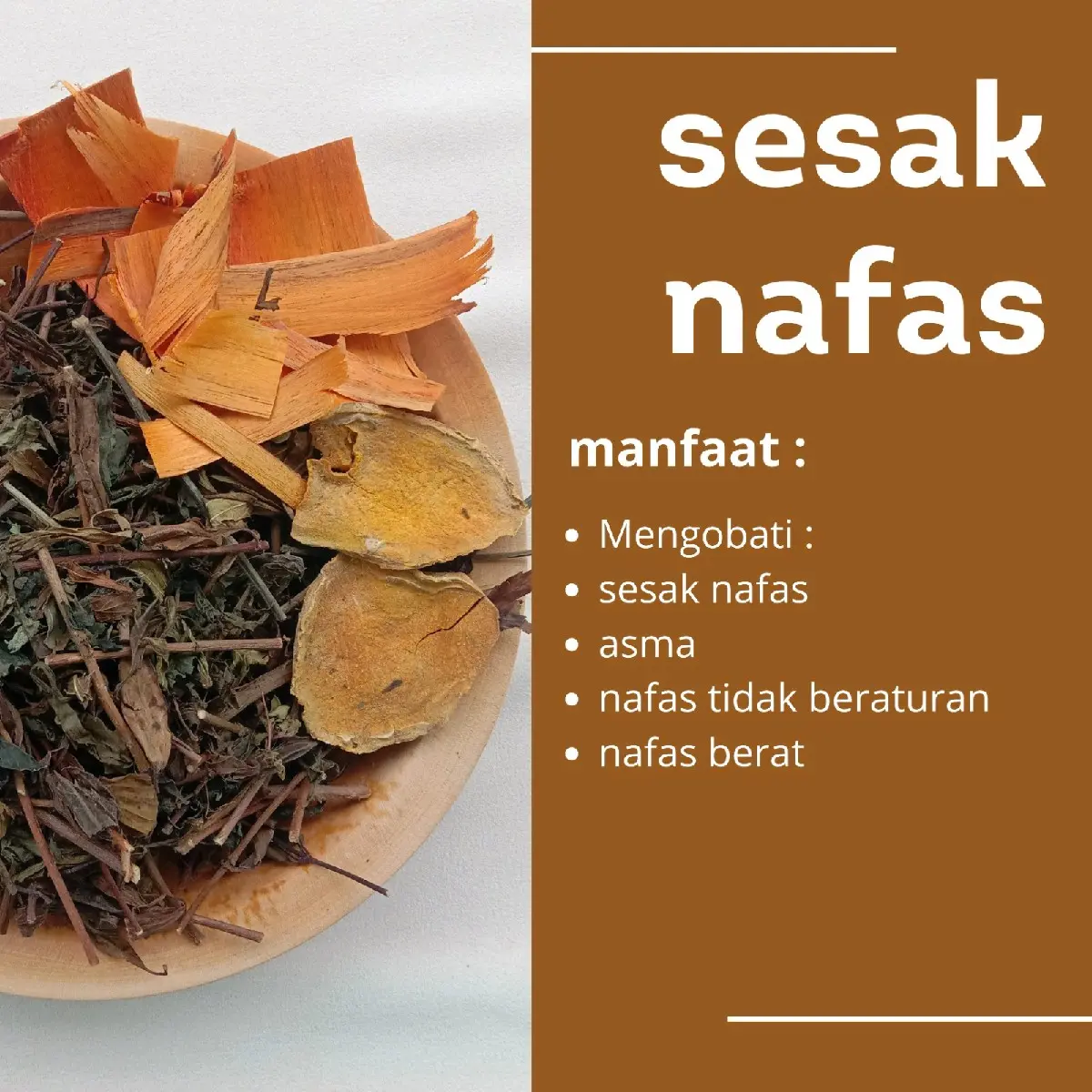 Jamu Godok Sesak Pernafasan Herbal Alami Tradisional