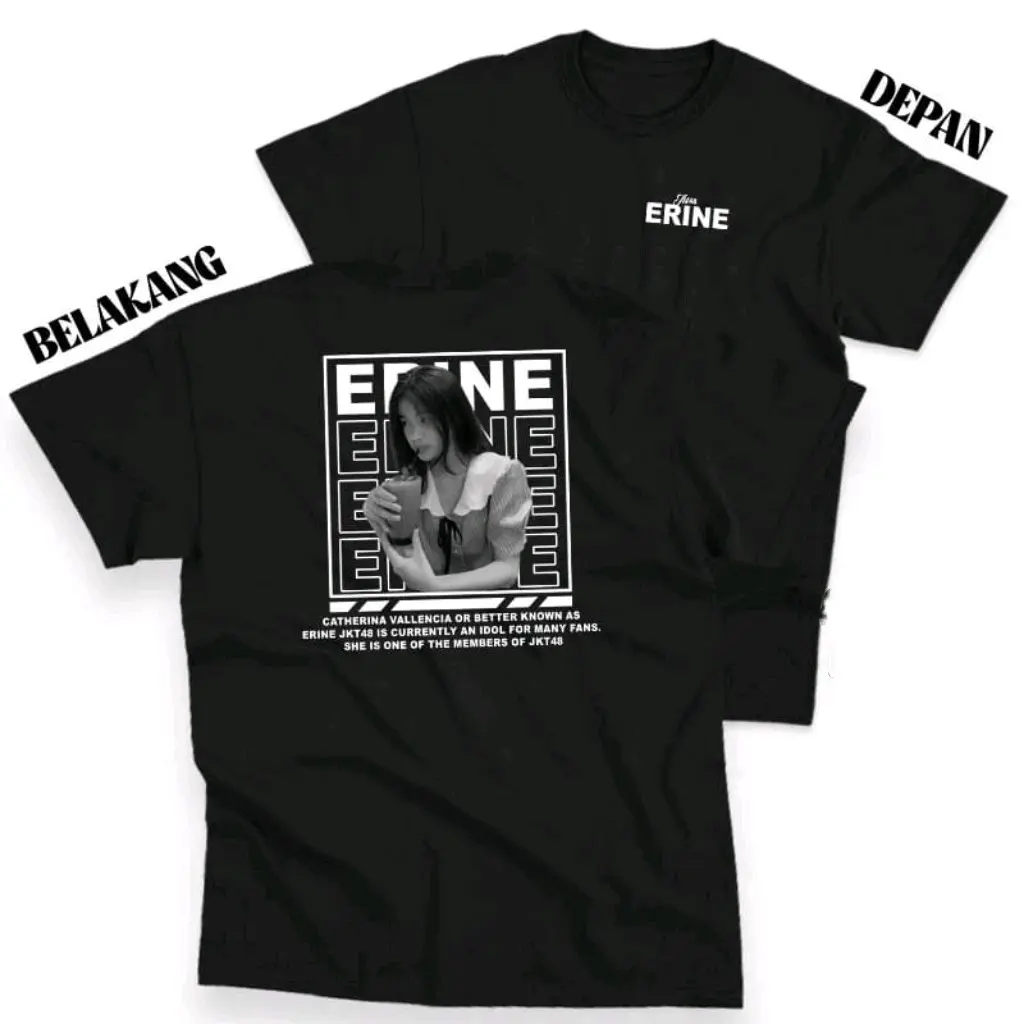 Kaos JKT48 V1 Erine Tshirt Wanita Distro Free PC
