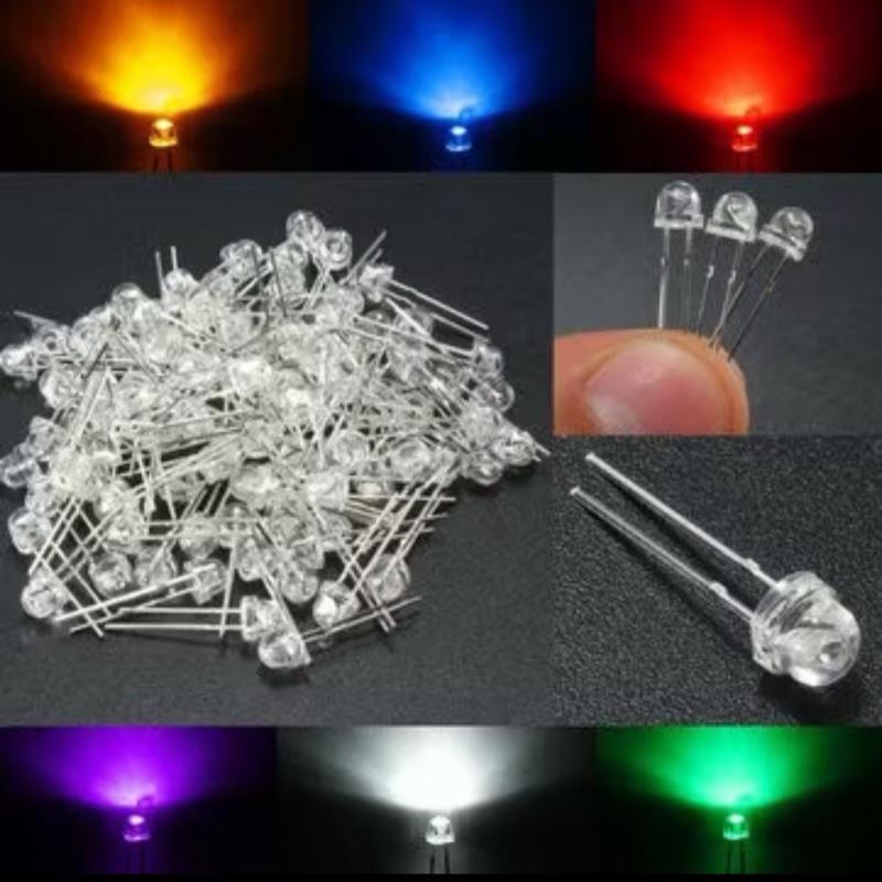 [1000pc] LED 5mm Strawhat Topi | 5 mm LED Pendek Putih / Hijau - Shop ...