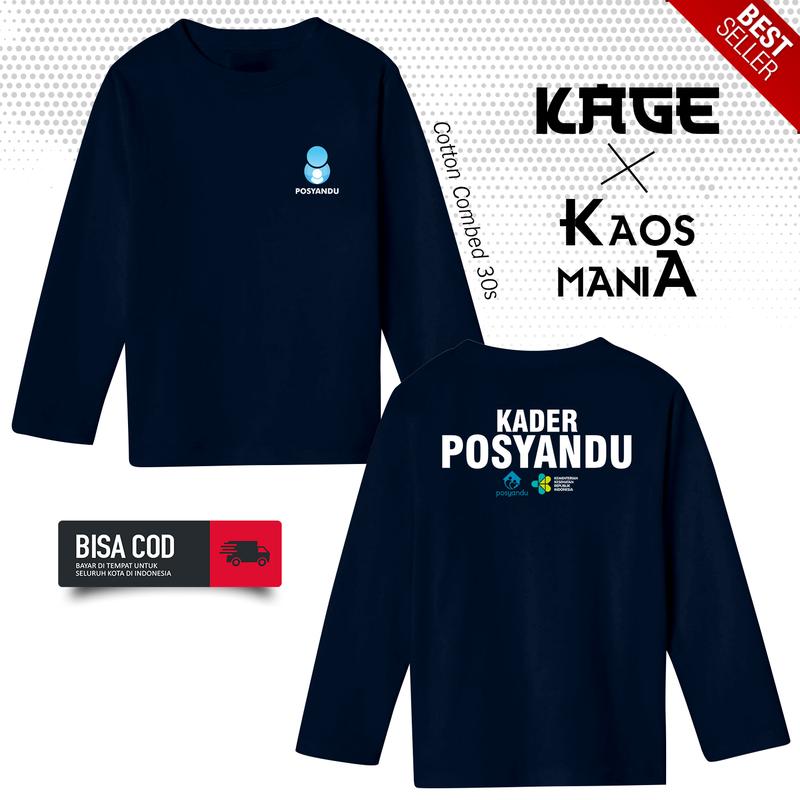 Baju KADER POSYANDU TERBARU Tangan Panjang - Kaos Posyandu KAOS KAGE Distro Pria 3