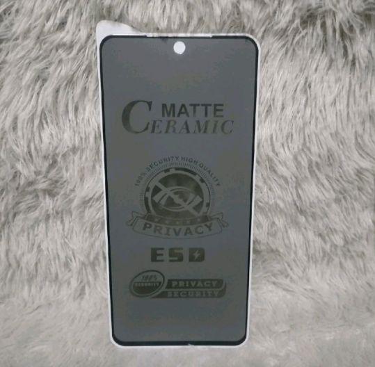 TG Tempered REAL 5/5i/C3 Anti Gores Matte Privacy Anti SPY Antigores Cover Hitam