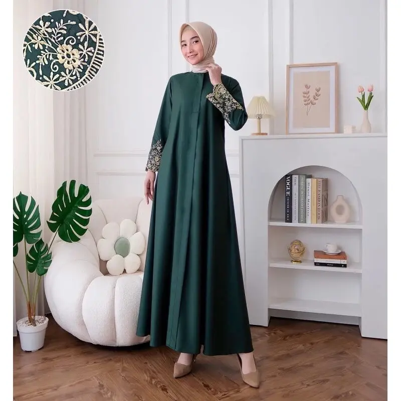 Gamis madina asma katun toyobo ori razzaq premium Muslim Dress Wanita